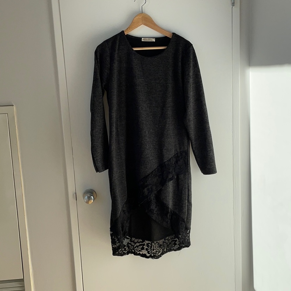 Wool and lace dress/tunic